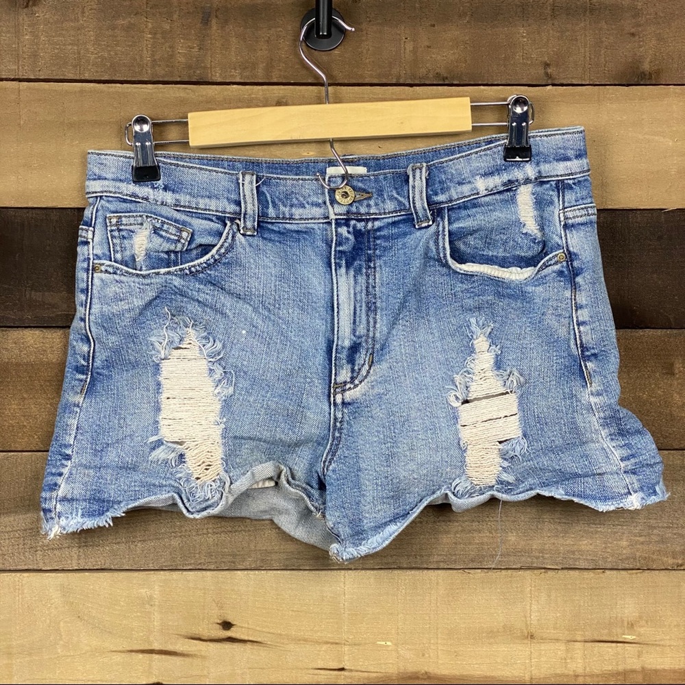 Sneak Peek Women’s Distressed Jean Shorts